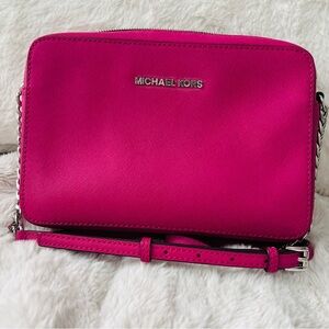 Michael Kors Fuchsia Crossbody Bag